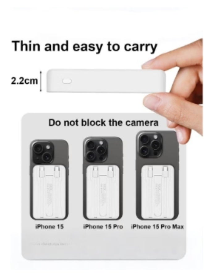 ليفينو بنك طاقة لاسلكي سريع الشحن من ليفينو بسعة 10000 مللي أمبير، أسود اللون - Image 4